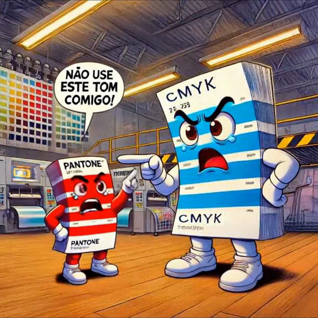 Pantone vs. CMYK: a treta das cores