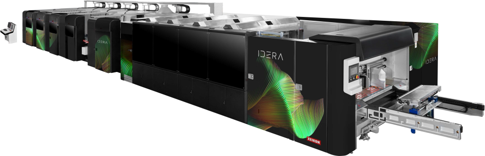 Xeikon Idera - Impressora Digital Industrial para Papelão Corrugado até 150 m/min.