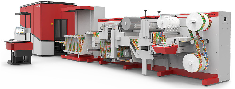 Xeikon CX500 com acabamento e finalização automática