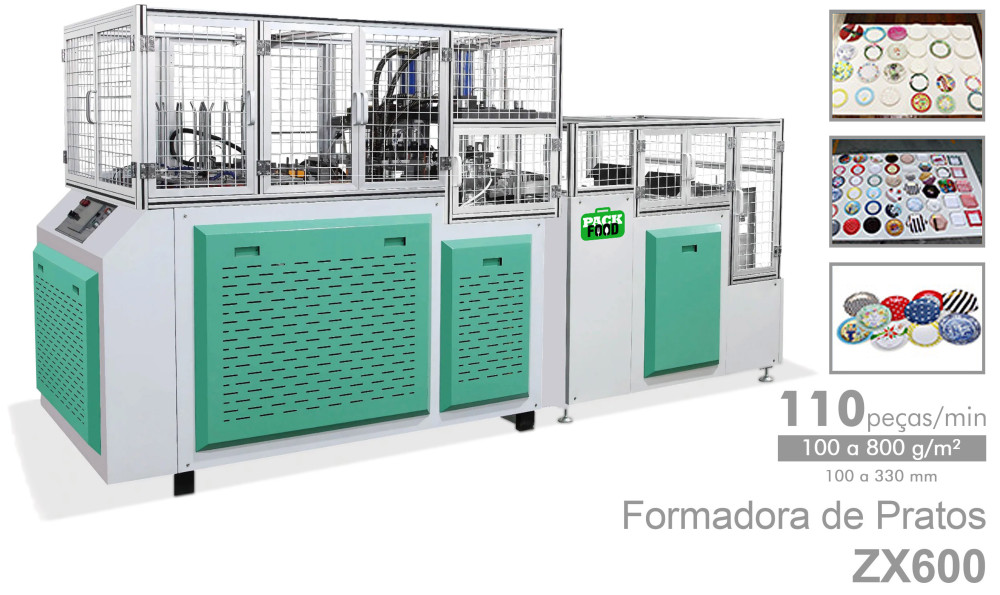 Apolo - PackFood - Máquinas de Embalagens para Fast Food - Copos, caixas, tampas, pratos... de papel